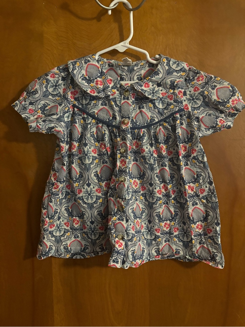 kate quinn size 5 year folk floral top shirt